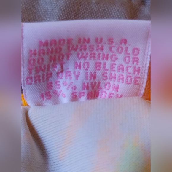 Vintage Venus 80s 90s High Cut Floral Bikini Set Swim Wear sz S/M - Picture 8 of 12